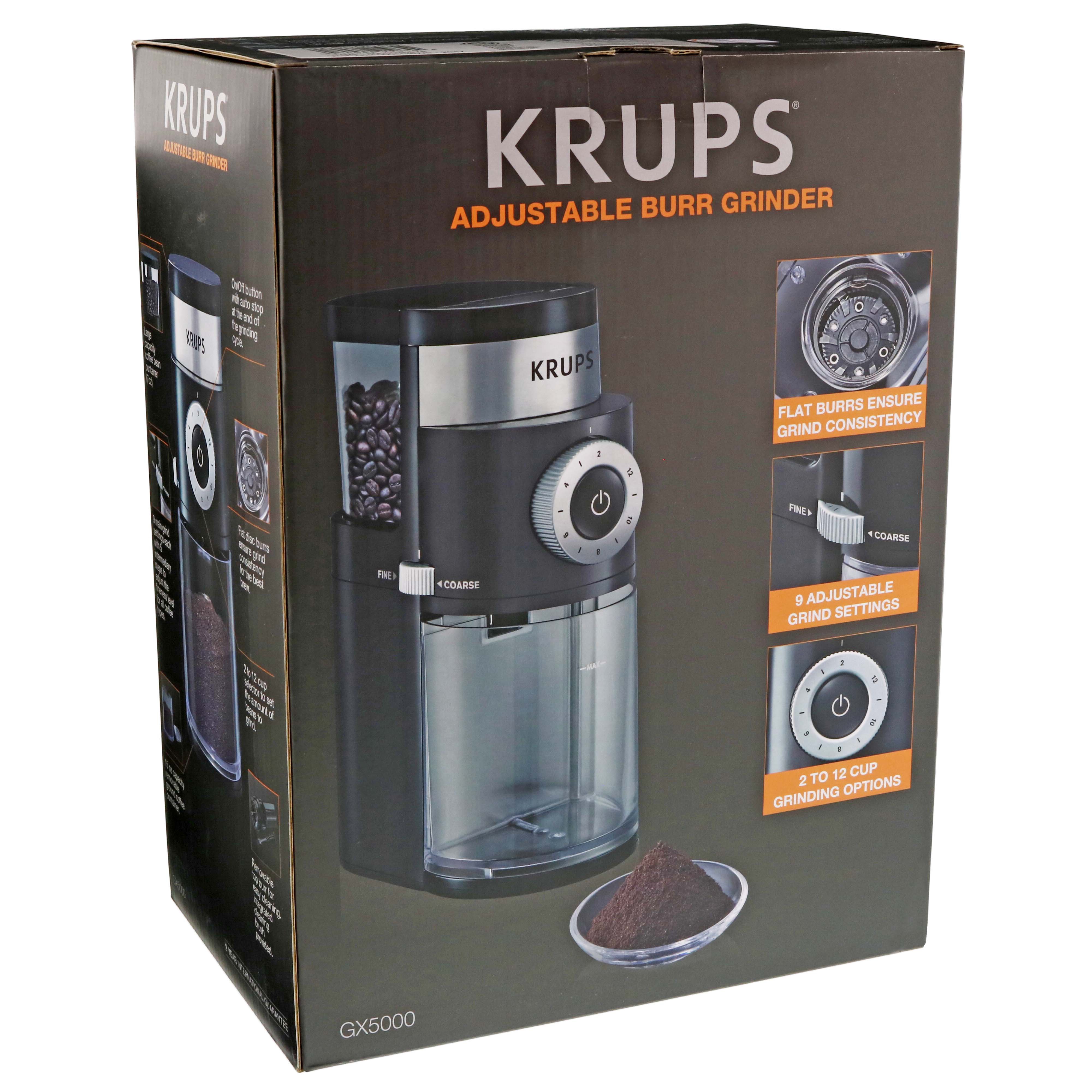 Krups Adjustable Burr Coffee Grinder Shop Appliances at HEB