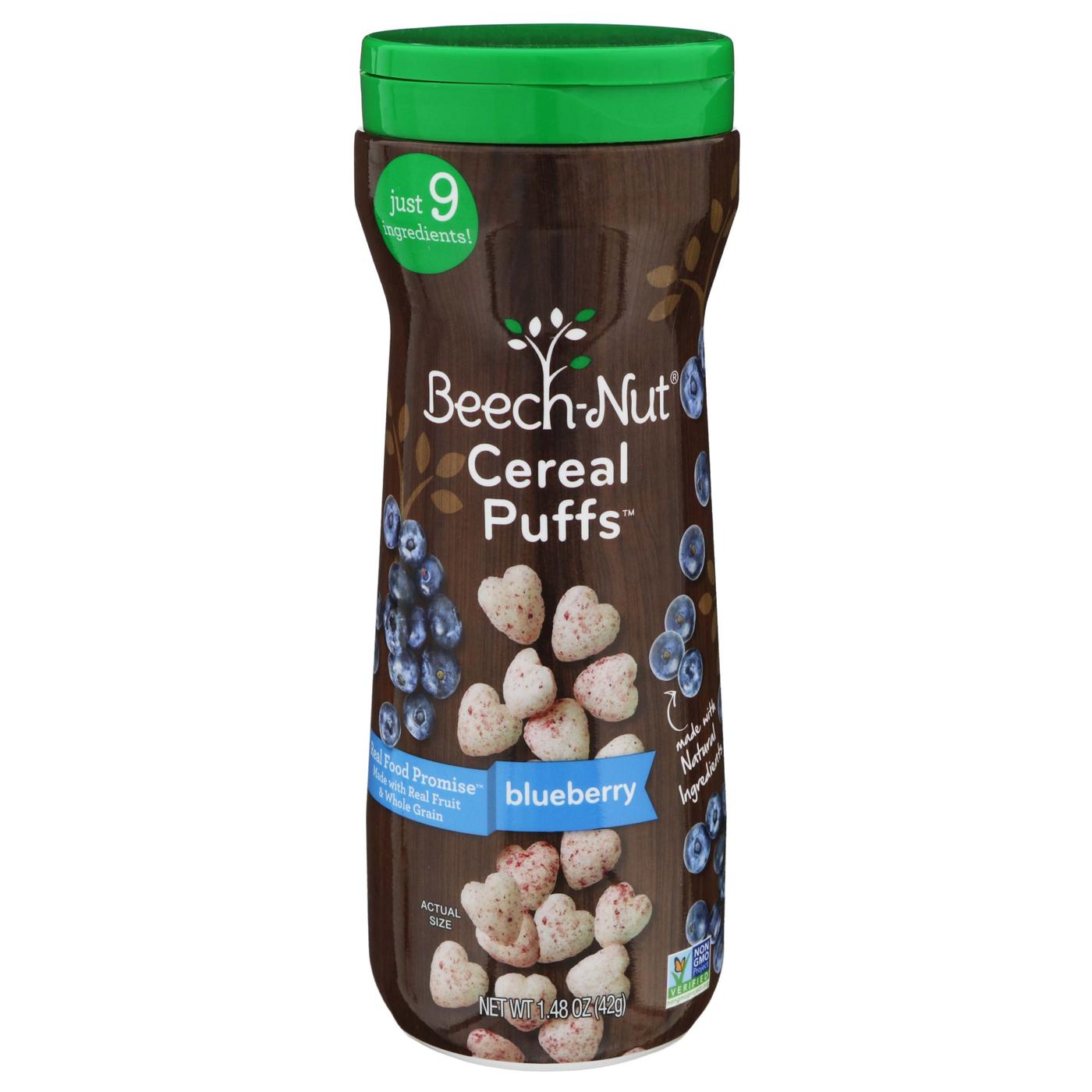 Beech-Nut Cereal Puffs - Blueberry; image 1 of 2