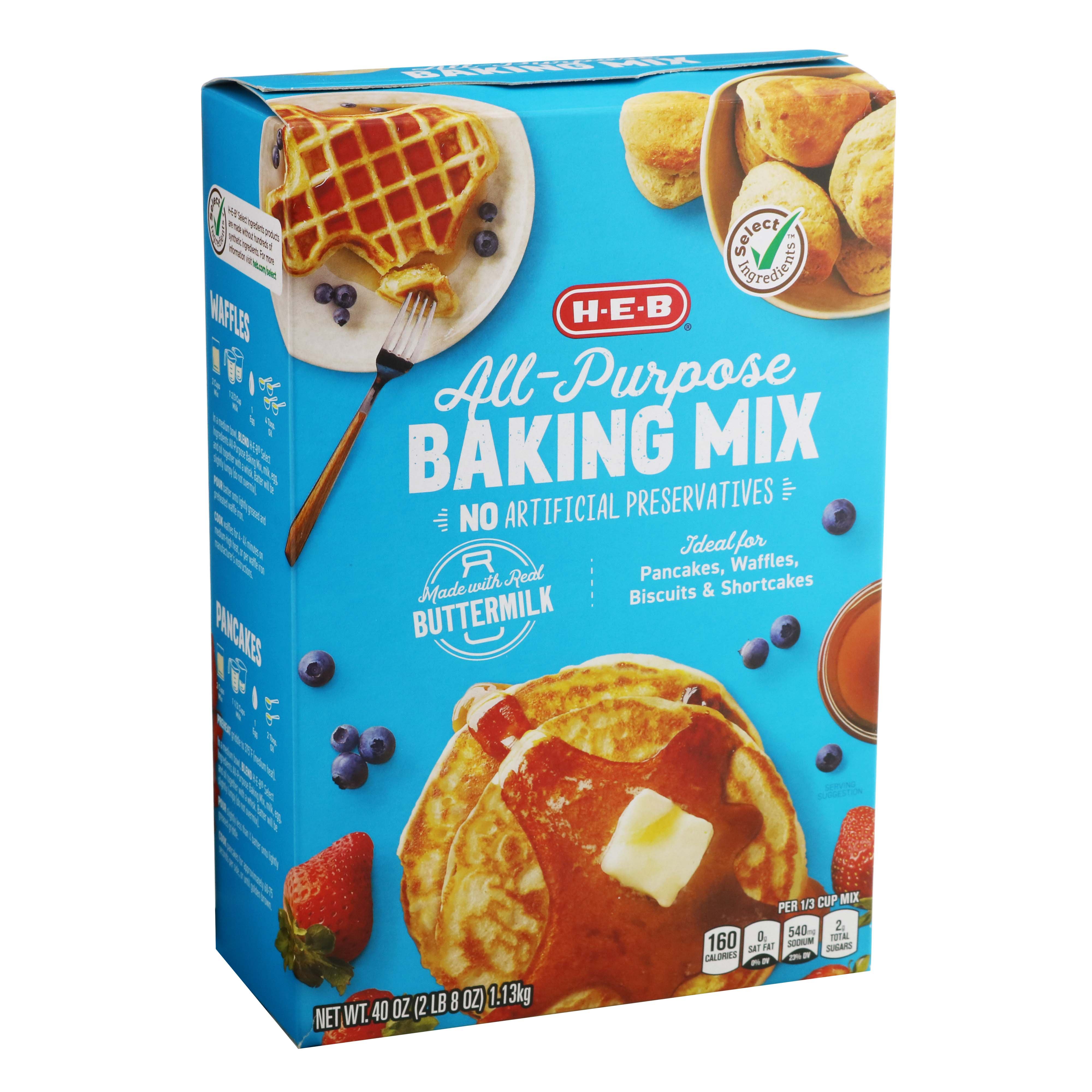 H E B Select Ingredients All Purpose Baking Mix Shop Baking Mixes At