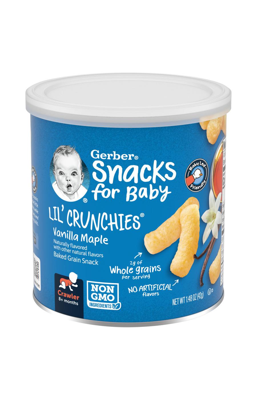 Gerber Snacks for Baby Lil' Crunchies - Vanilla Maple; image 1 of 8