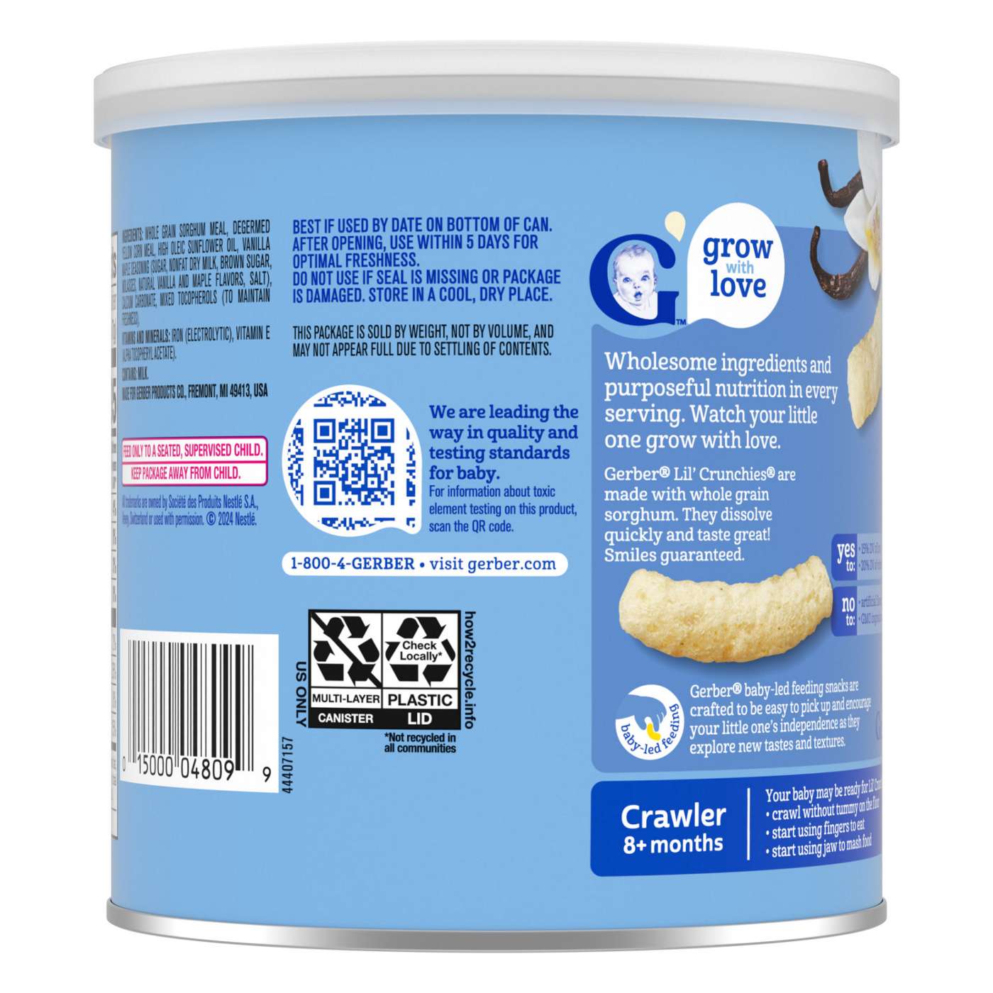 Gerber Snacks for Baby Lil' Crunchies - Vanilla Maple; image 5 of 8