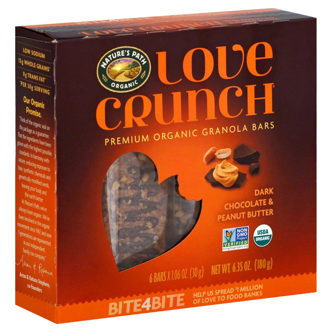 Nature's Path Organic Love Crunch Dark Chocolate & Peanut Butter ...