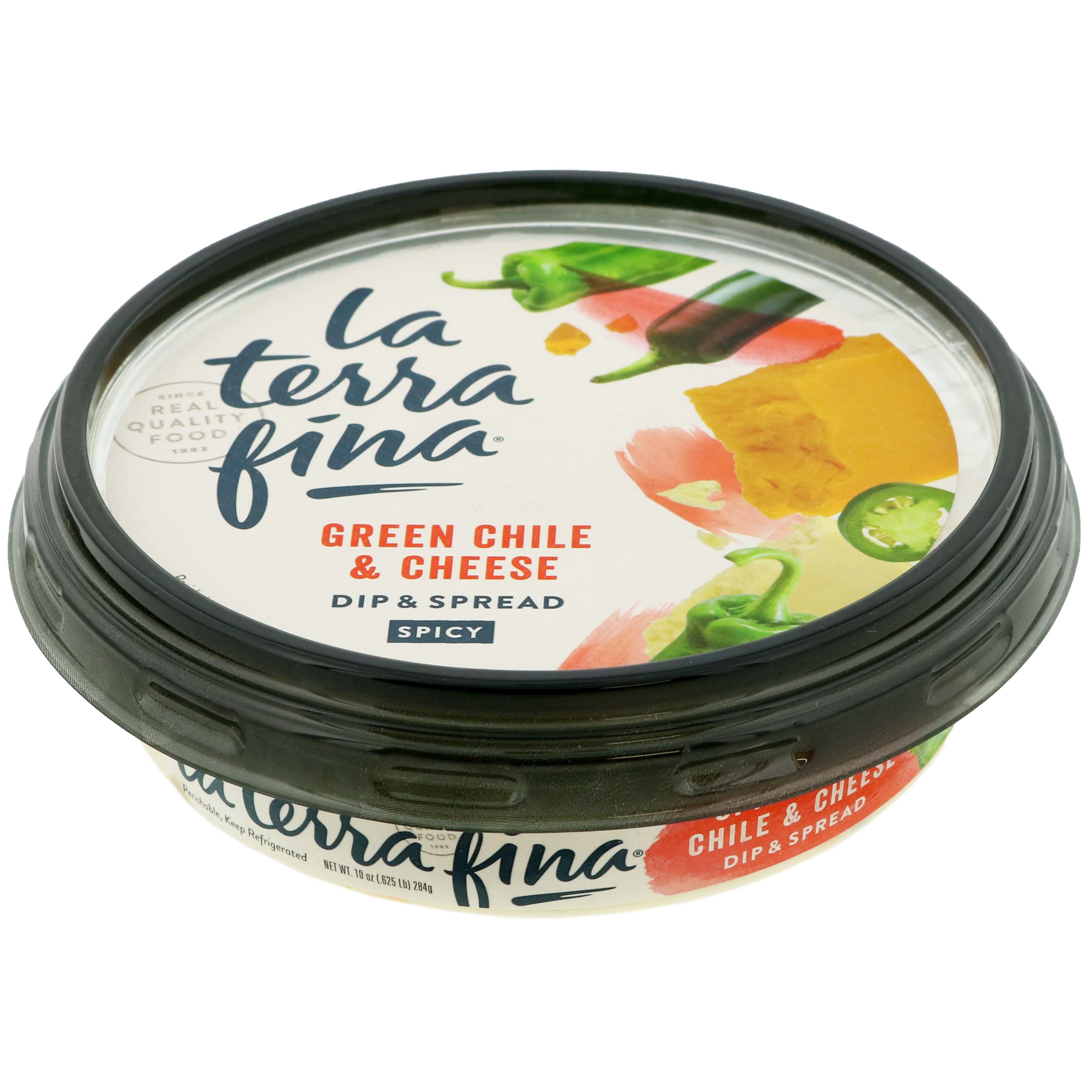 La Terra Fina Spicy Green Chili and Cheese Dip Shop Dip at HEB