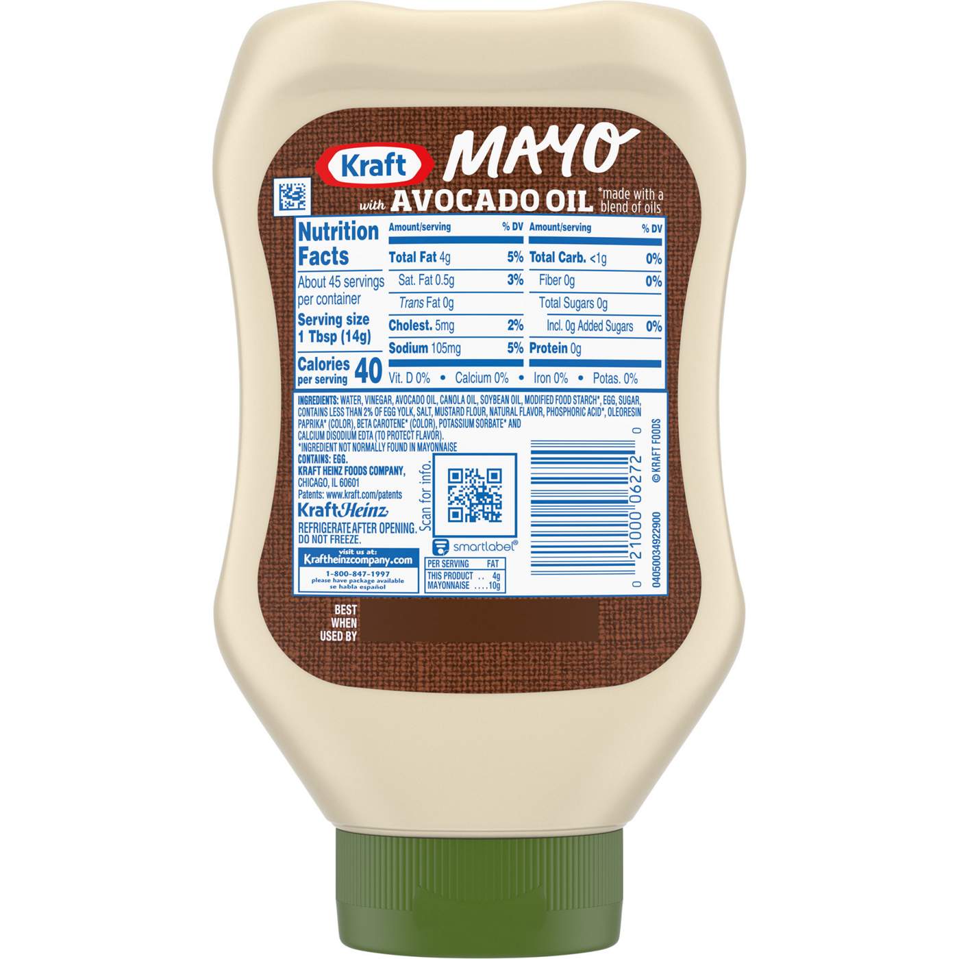 Kraft Avocado Oil Mayo; image 2 of 2