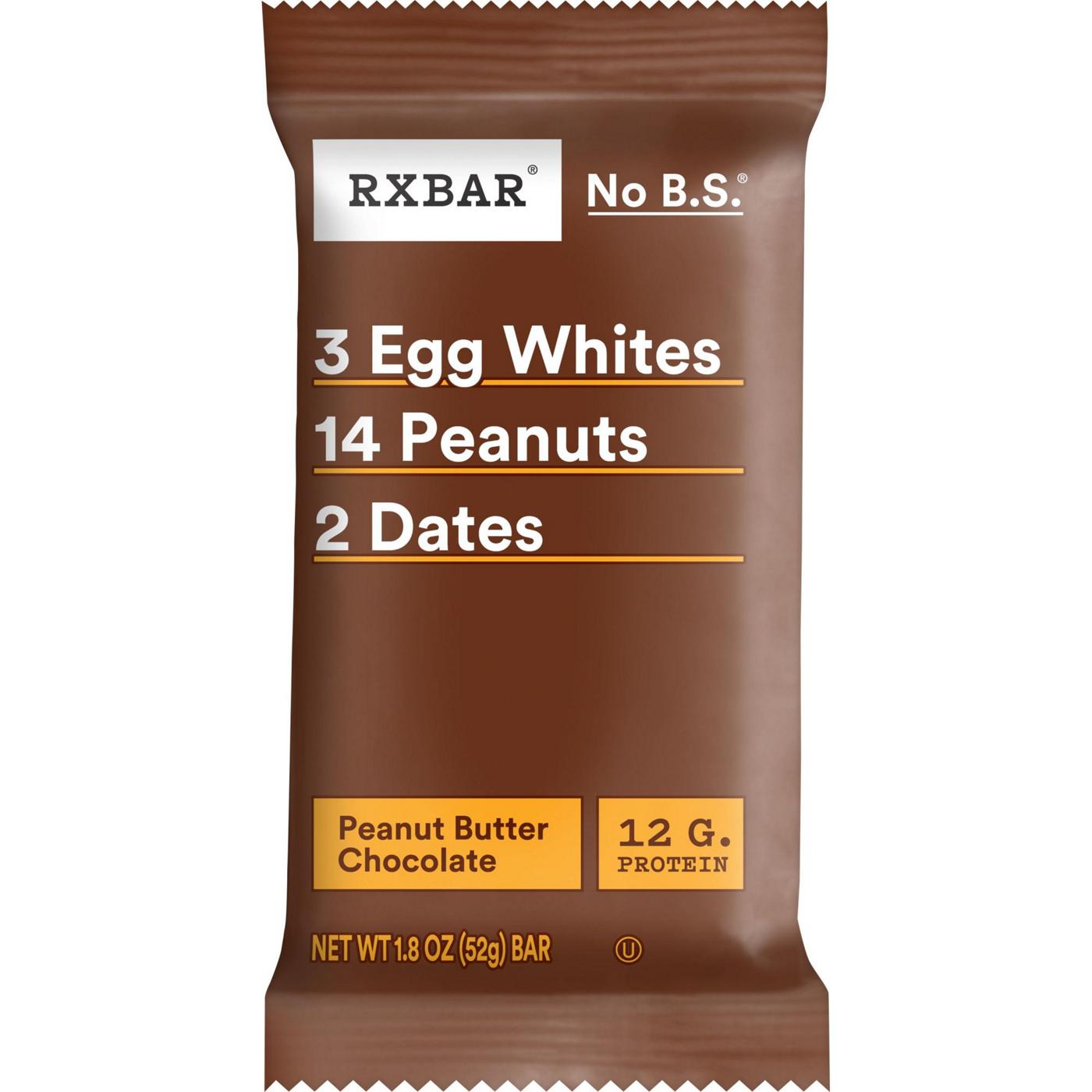 RXBAR Peanut Butter Chocolate Protein Bars; image 1 of 3
