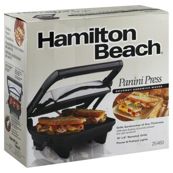 Ace Hardware and Home Centre Maldives - You can order this from our website  -   Hamilton Beach - Panini Press and Indoor Grill Sandwich Maker Pile bread up  with your favourite