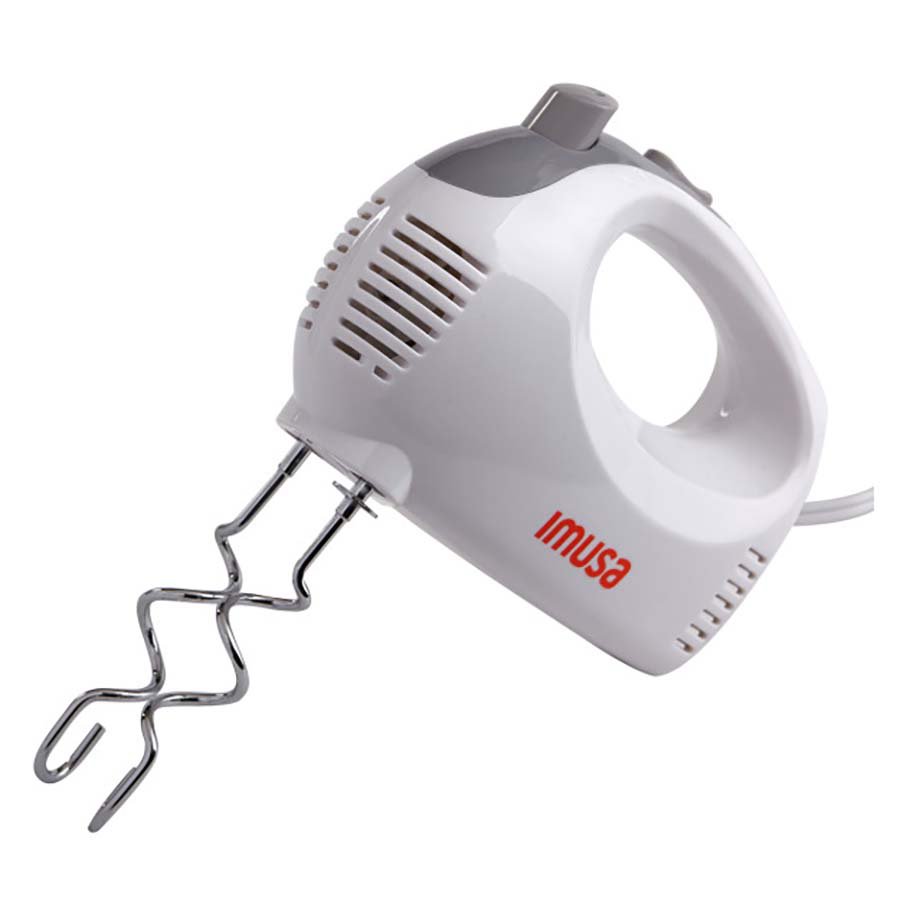 Imusa White 5 Speed Hand Mixer with Storage Case Shop Blenders
