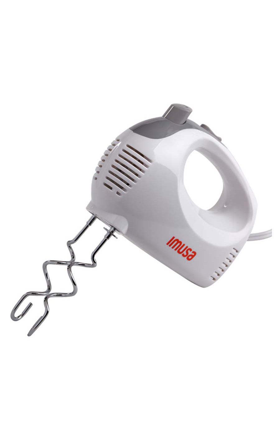 Imusa White 5 Speed Hand Mixer with Storage Case Shop Blenders