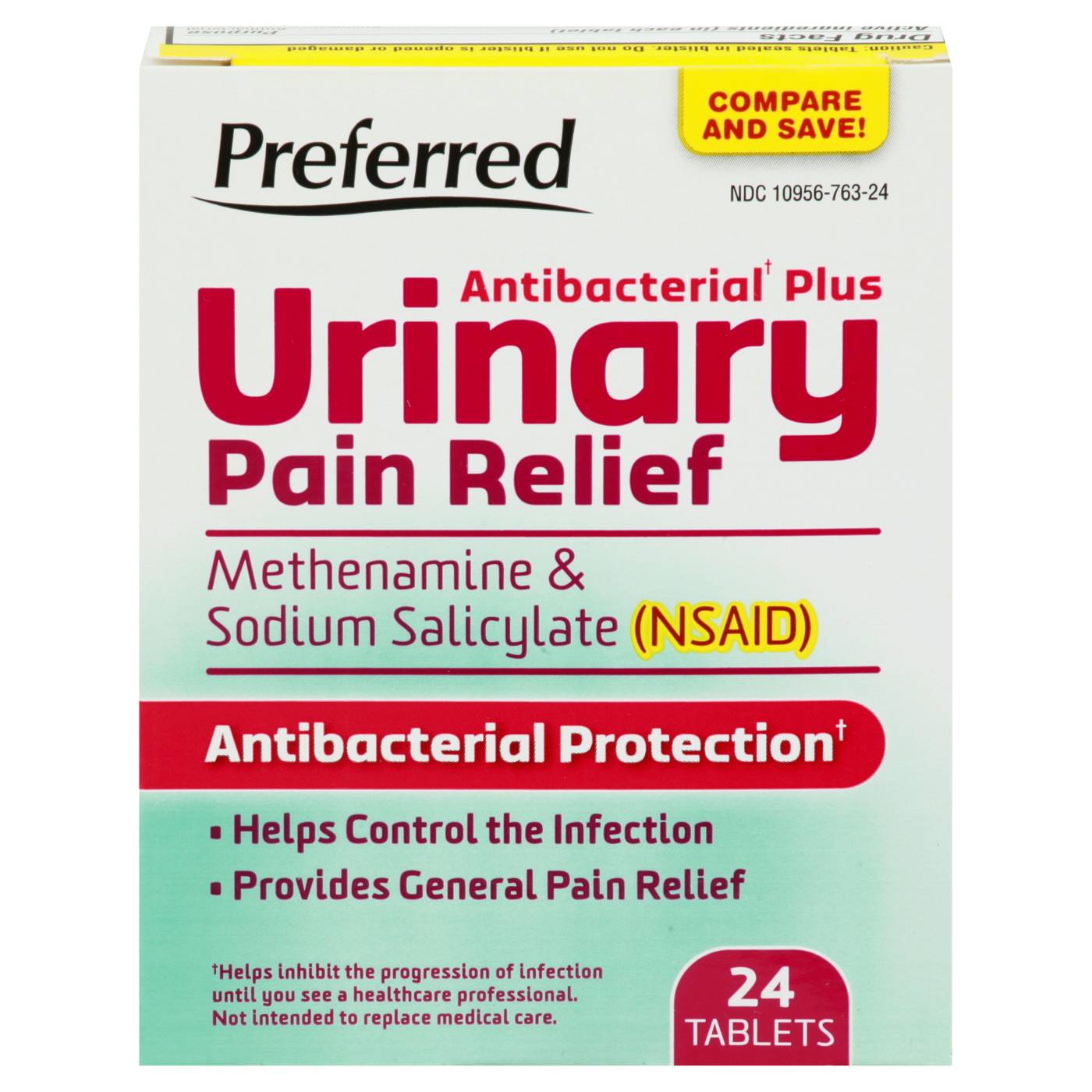 Preferred Antibacterial Plus Urinary Pain Relief; image 1 of 2