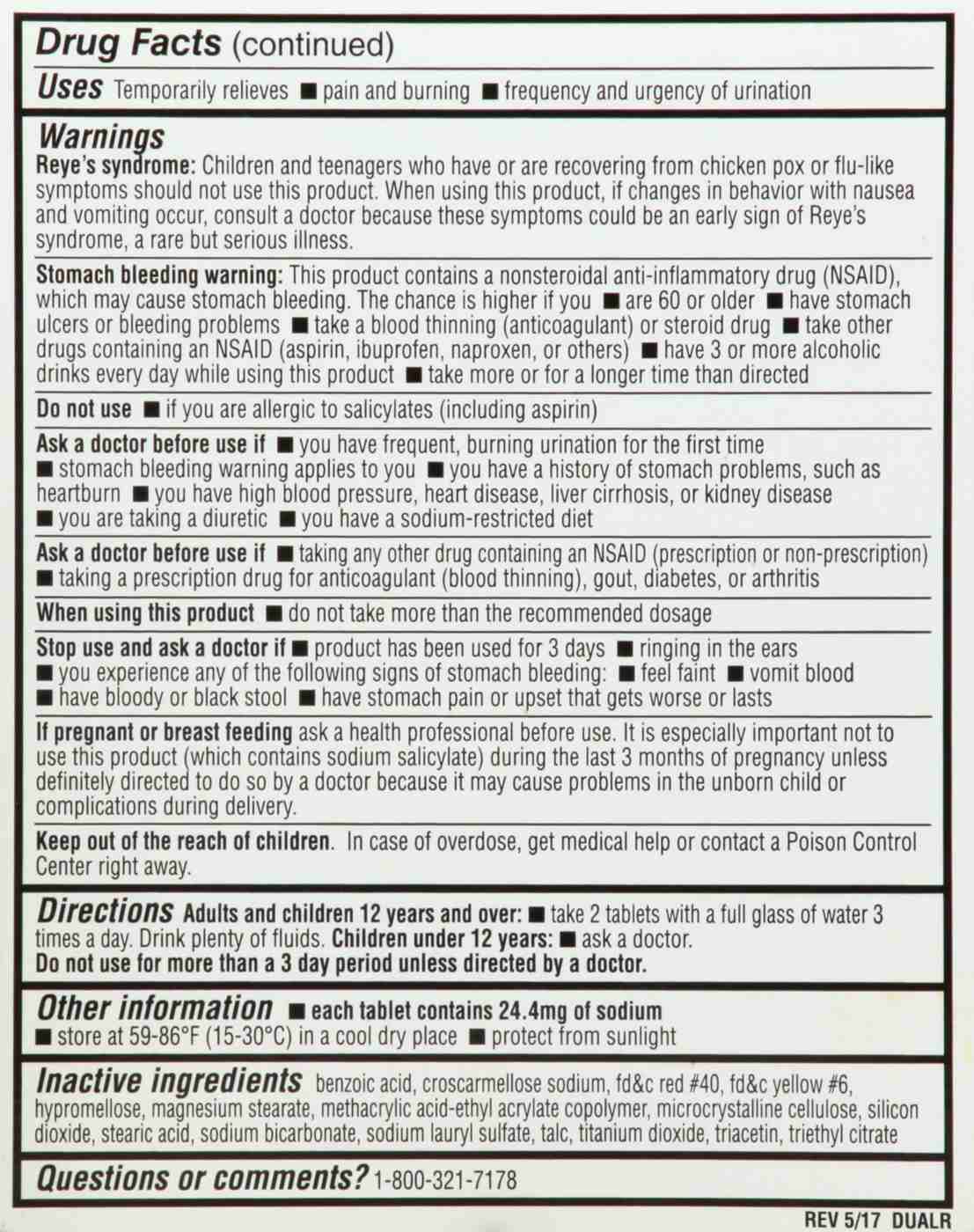 Preferred Antibacterial Plus Urinary Pain Relief; image 2 of 2