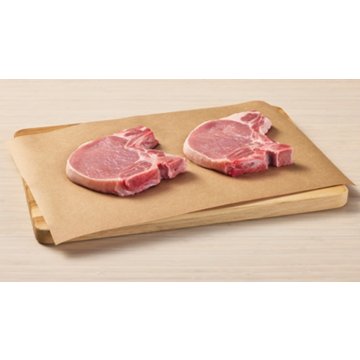 H-E-B Bone-in Center Cut Pork Chops, Thick Cut - Texas-Size Pack, Avg. 3.94 lbs