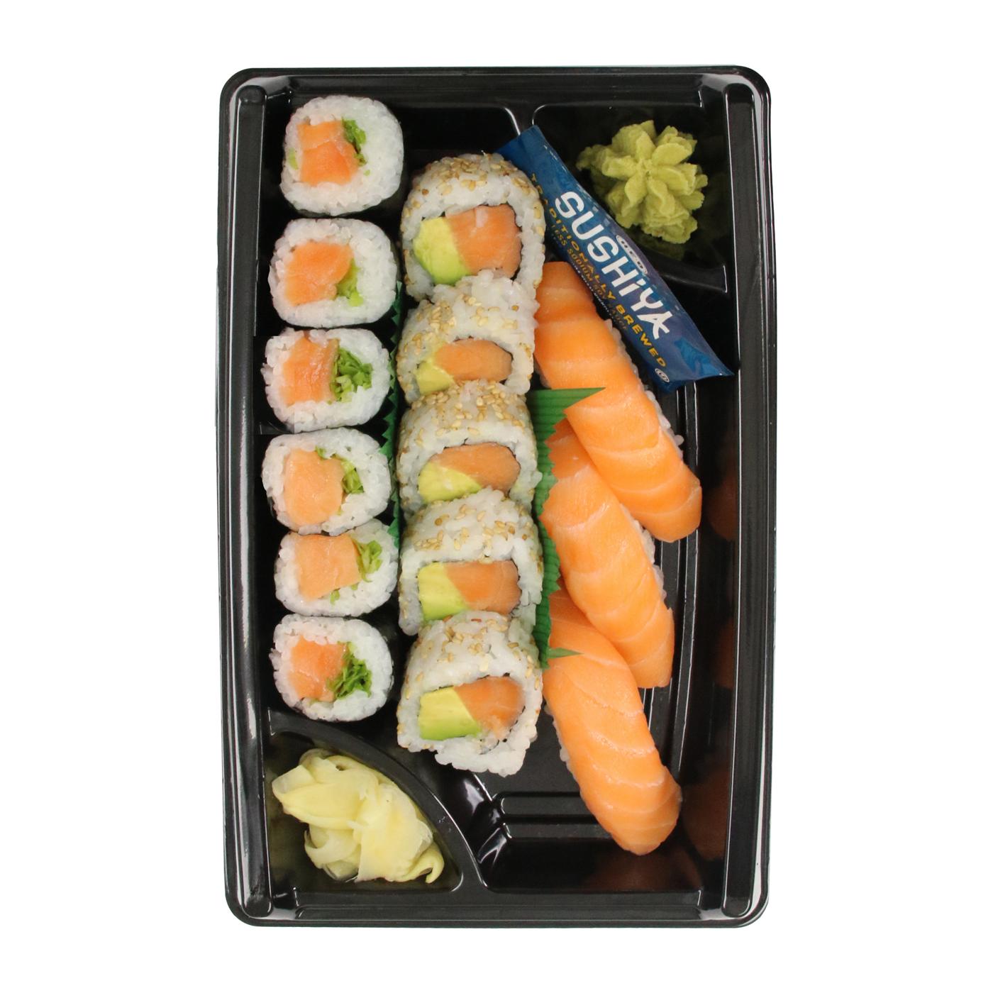 H-E-B Sushiya Salmon Delight Sushi Combo Pack; image 1 of 4