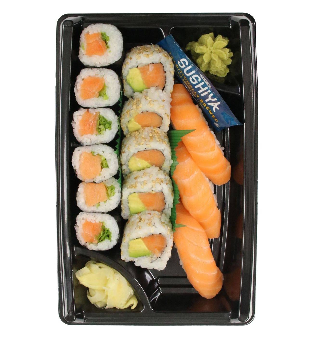 H-E-B Sushiya Salmon Delight Sushi Combo Pack; image 1 of 4