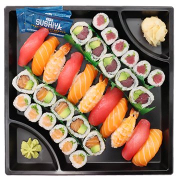 H-E-B Sushiya Sushi Party Tray - Sea Haven, 33 pc