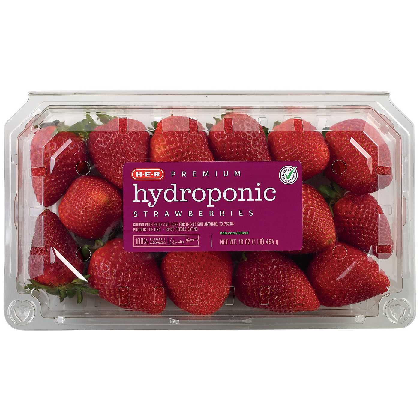H-E-B Premium Fresh Hydroponic Strawberries; image 1 of 3