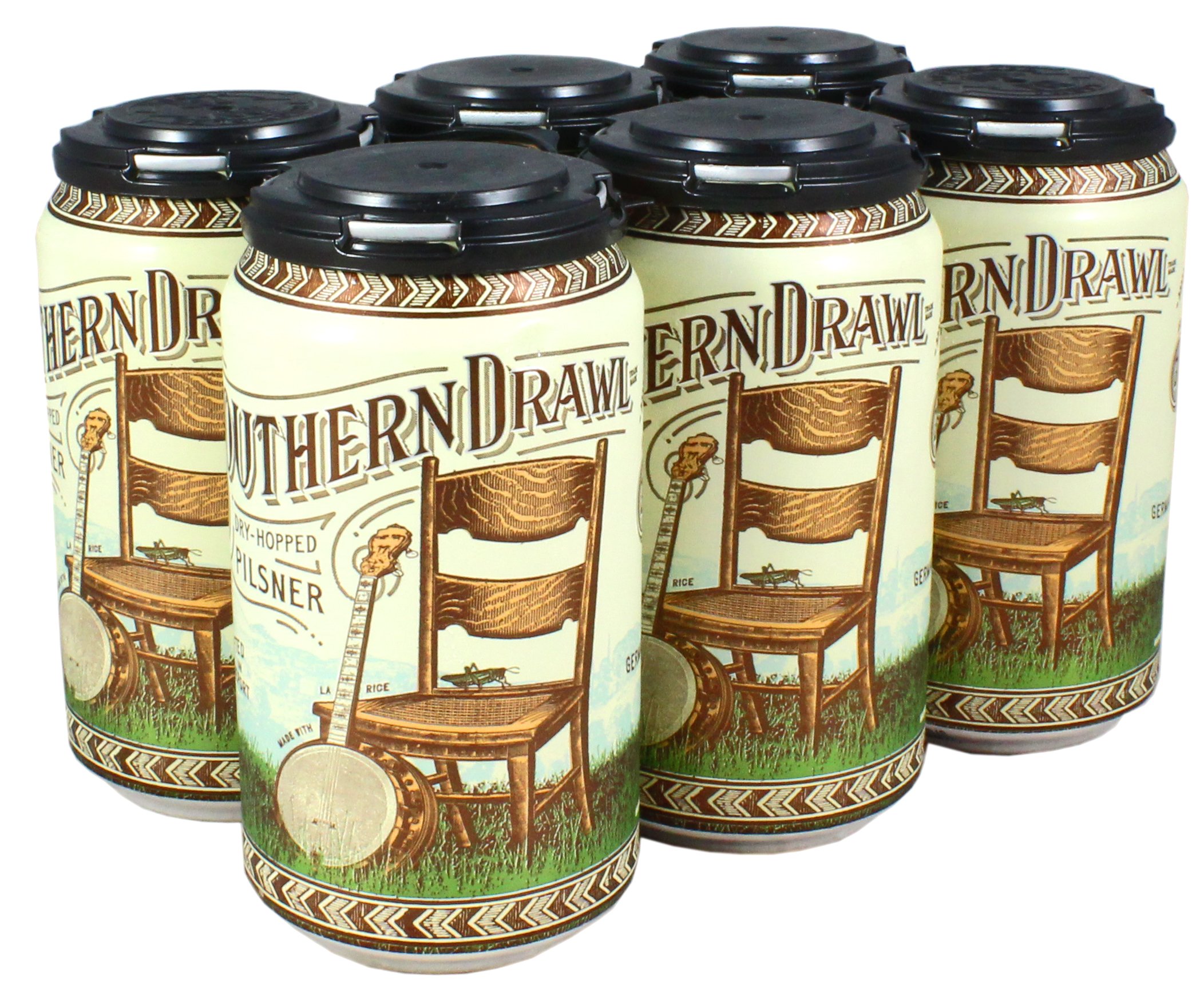Great Raft Brewing Southern Drawl Pilsner Beer 6 pk Cans