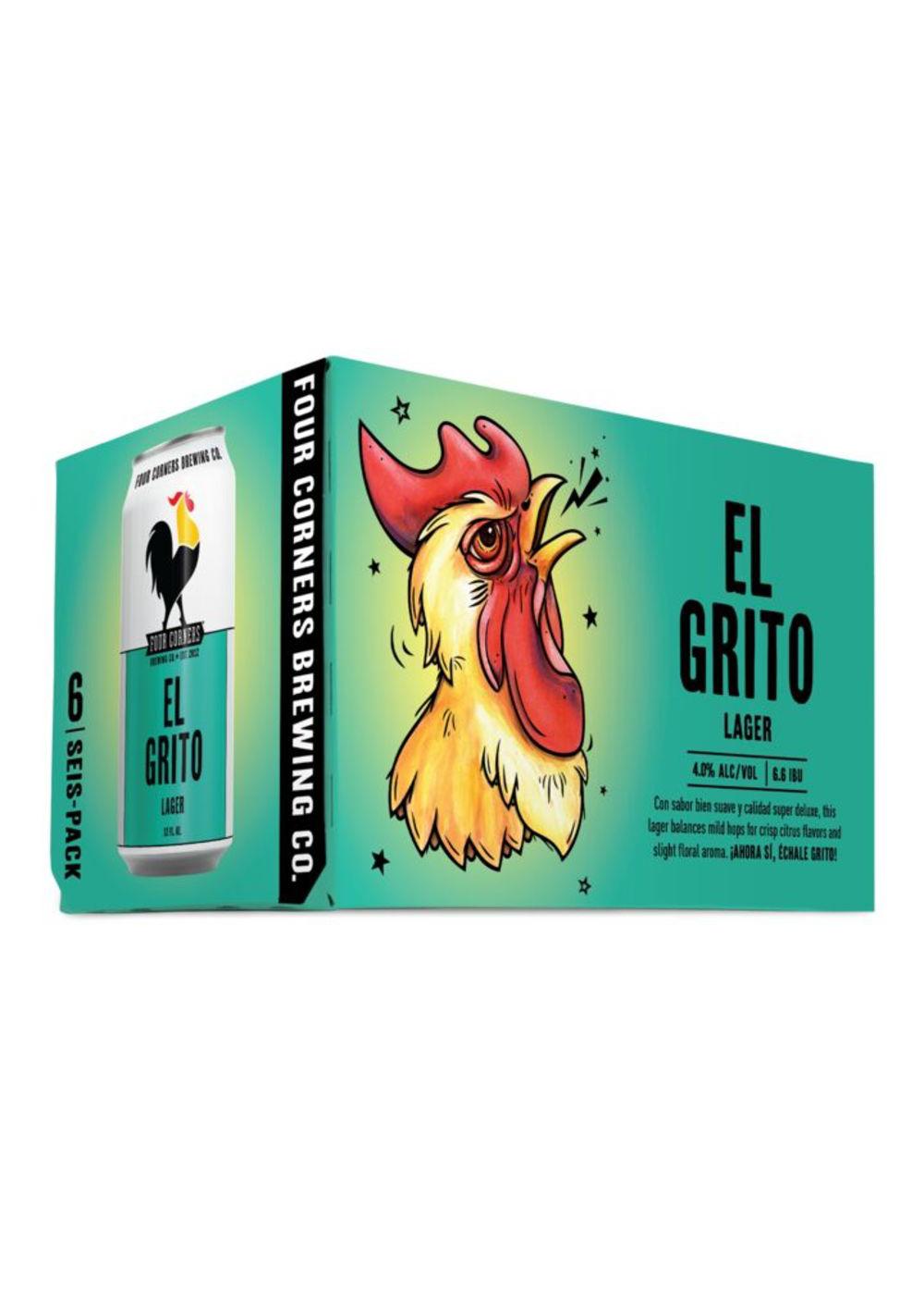 Four Corners El Grito Lager Beer 6 pk Cans; image 1 of 4