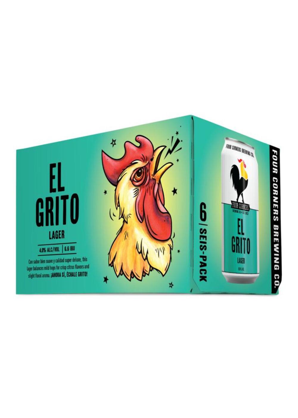 Four Corners El Grito Lager Beer 6 pk Cans; image 3 of 4