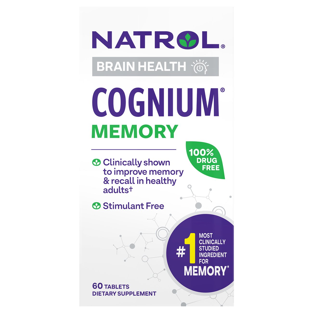 Natrol Cognium Tablets, 60 ct