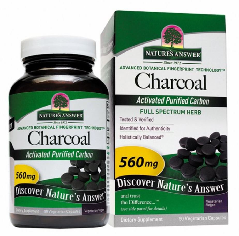 Nature's Answer Charcoal Capsules Shop Herbs & homeopathy at HEB