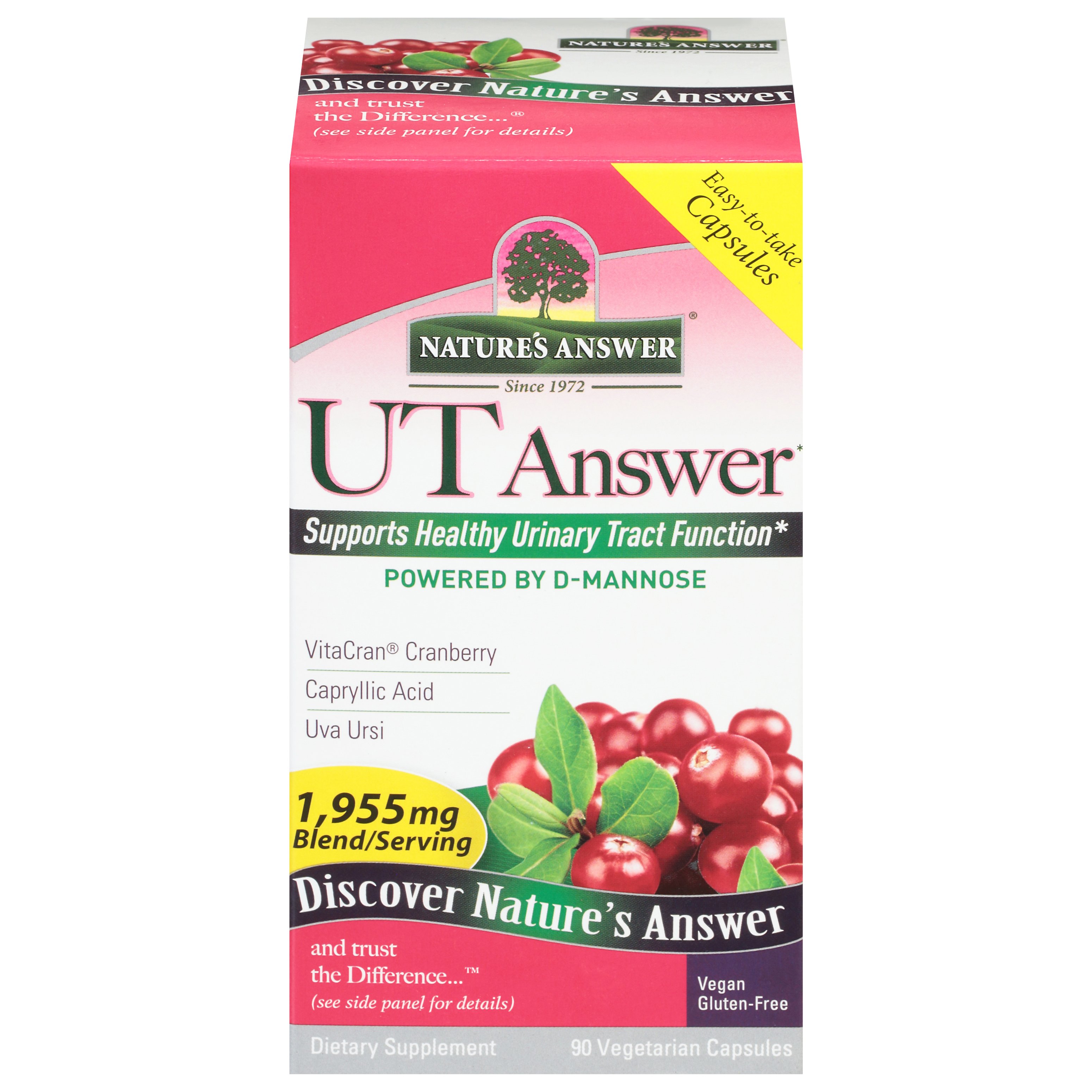 Nature's Answer UT Answer Cranberry Capsules Shop Multivitamins at HEB