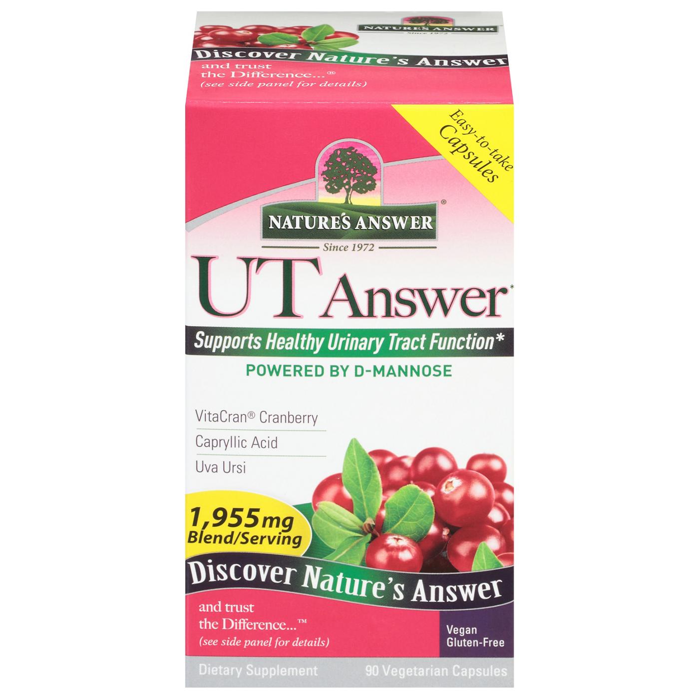 Nature's Answer UT Answer Cranberry Capsules; image 1 of 2