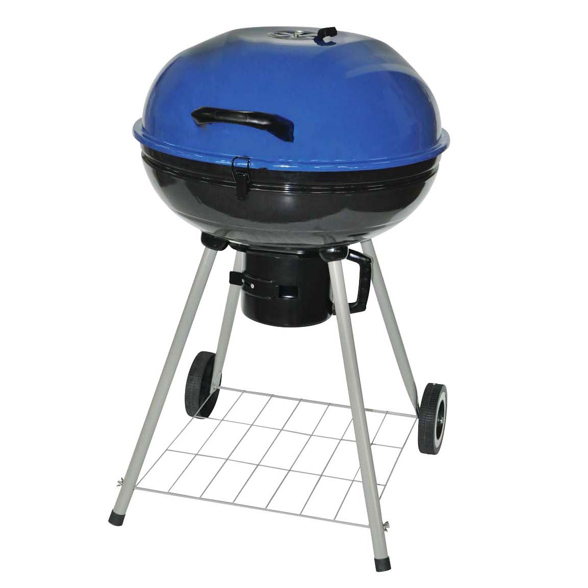 Outdoor Solutions Blue Kettle Charcoal Grill Shop Grills & Smokers at