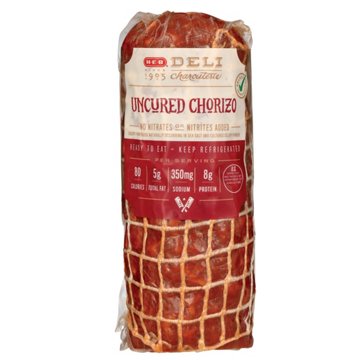 H-E-B Deli Uncured Chorizo, Custom Sliced