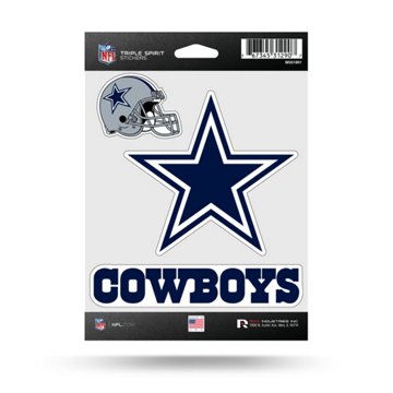 NFL Dallas Cowboys Triple Spirit Stickers