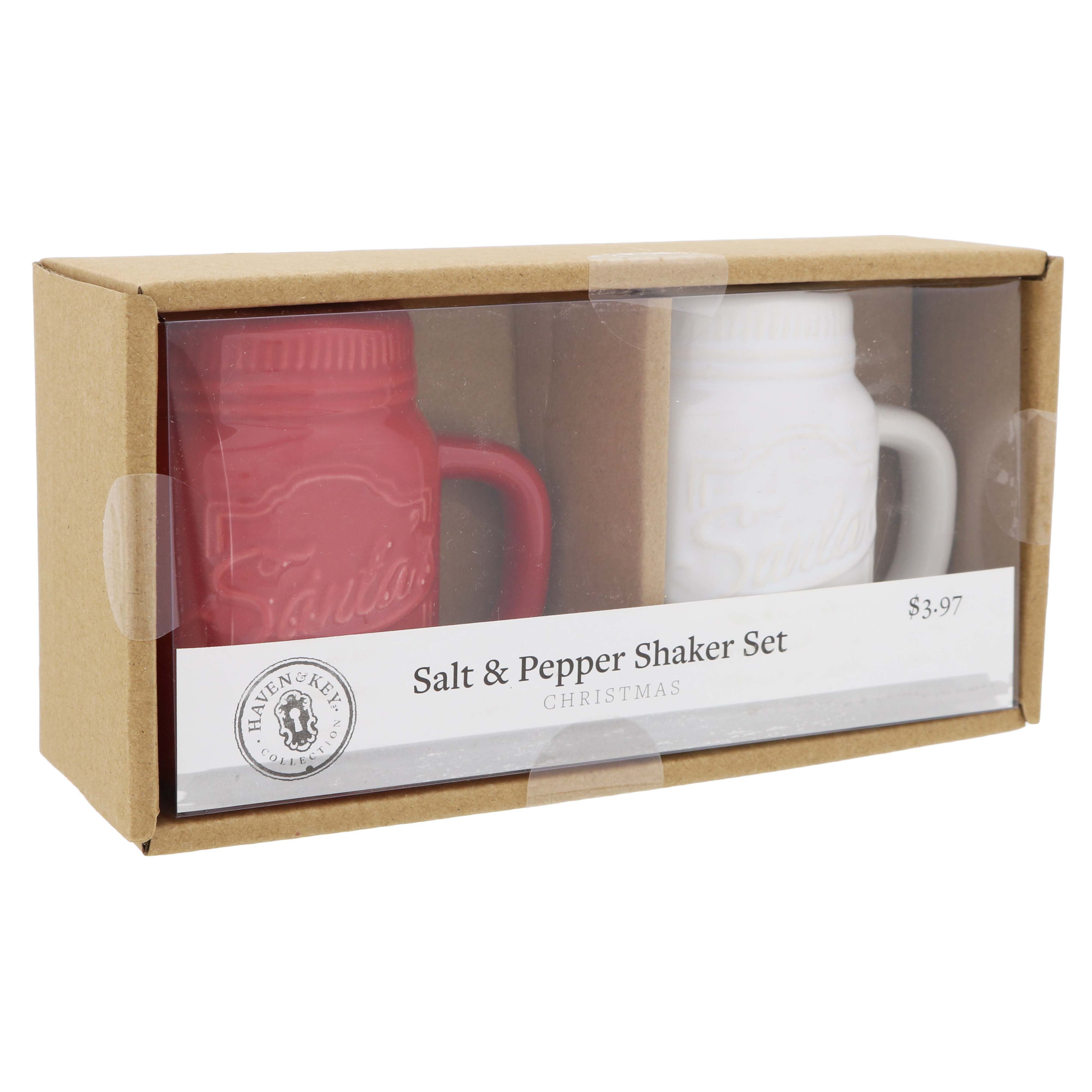 Haven & Key Christmas Salt Pepper Shaker Set Shop Utensils & Gadgets