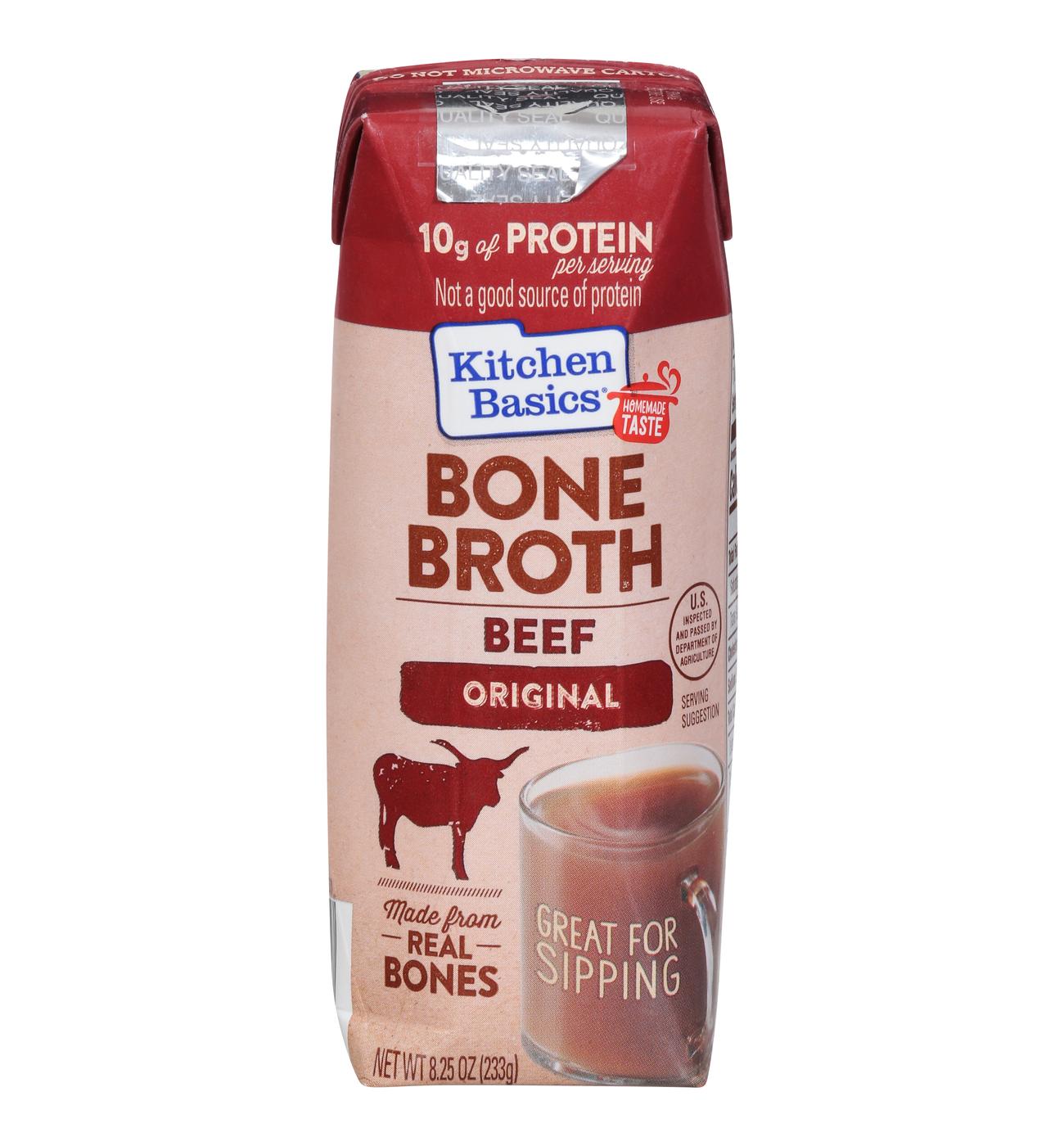 Kitchen Basics Original Beef Bone Broth - Shop Broth & Bouillon at H-E-B