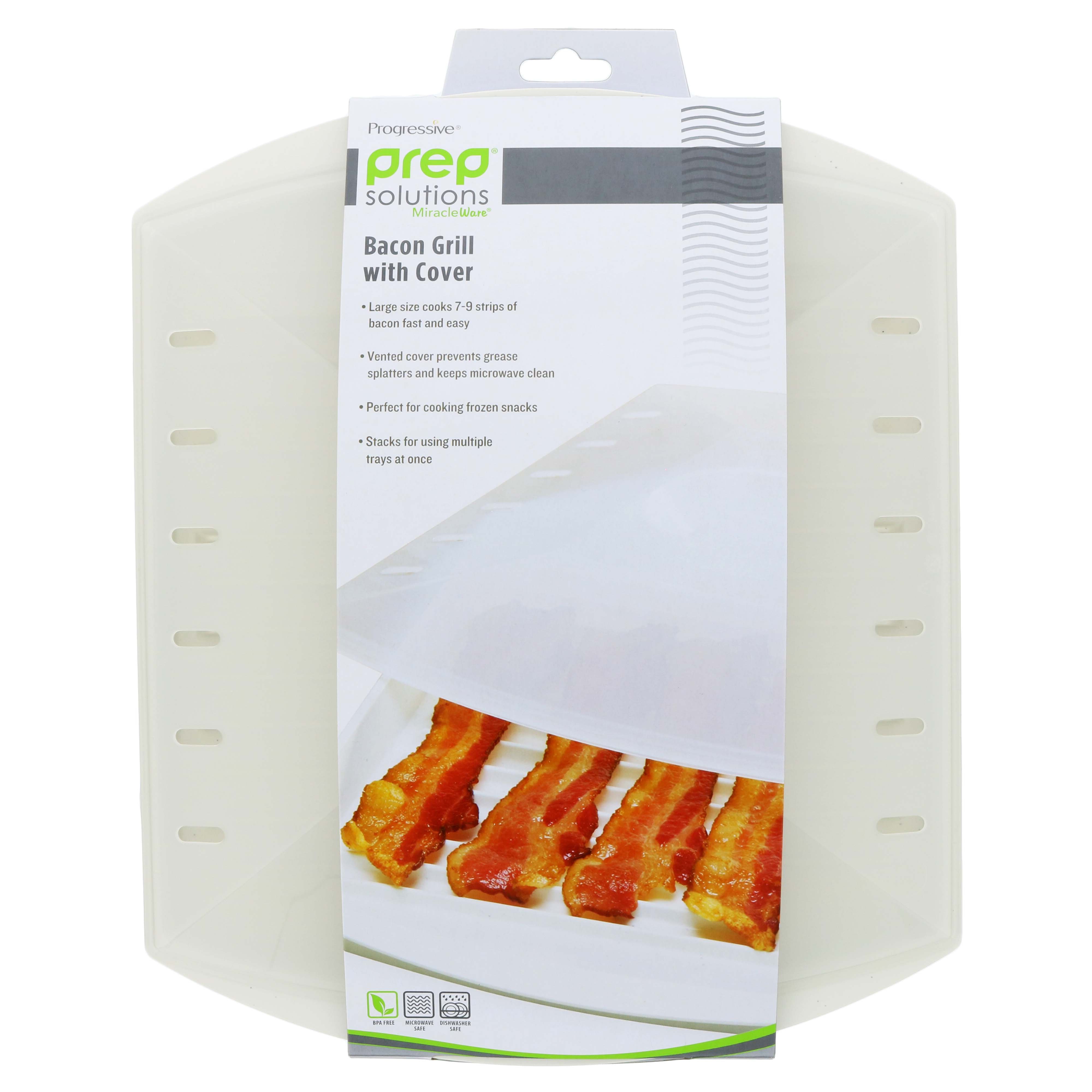 Progressive Microwave Bacon Grill With Lid Shop Utensils & Gadgets at