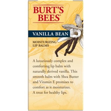 Burt's Bees Moisturizing Lip Balm Pack - Vanilla Bean