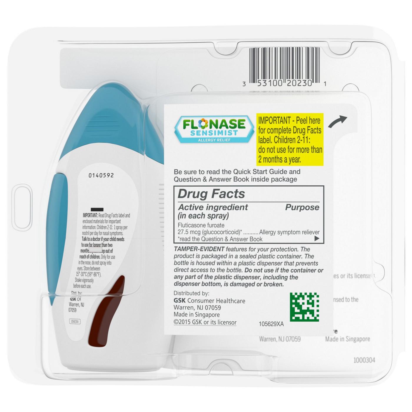 Flonase Children's Sensimist 24 Hour Allergy Relief Nasal Spray; image 7 of 8