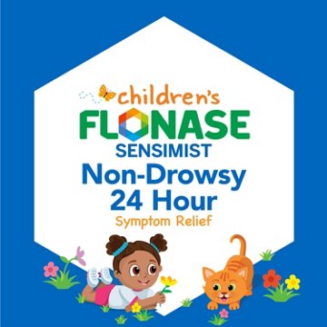 Flonase Children's Sensimist Allergy Relief Spray, 24 Hour Non-Drowsy Children's Allergy Medicine, Scent-Free, Alcohol-Free Fine Mist