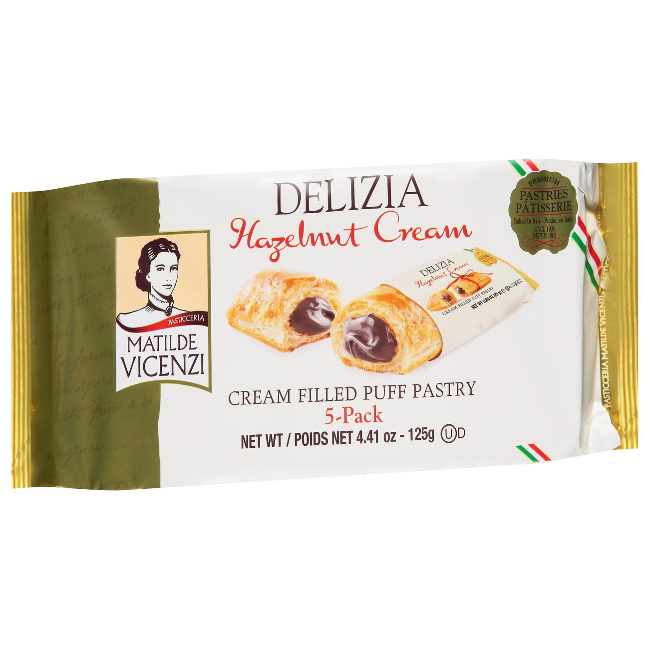 Vicenzi Delizia Hazelnut Cream Filled Puff Pastry Shop Cookies at HEB