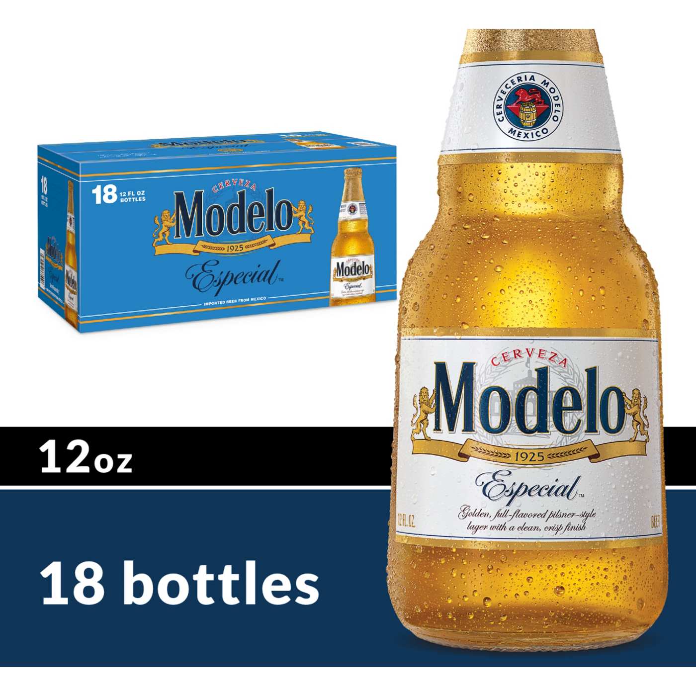 Modelo Especial Mexican Lager Import Beer 12 oz Bottles, 18 pk - Shop ...