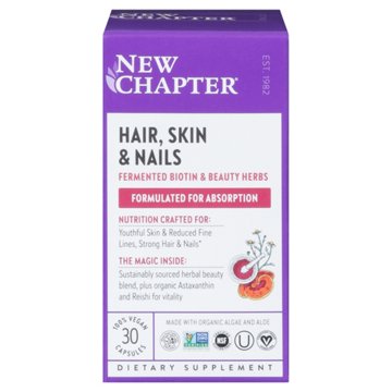 New Chapter Hair Skin & Nails Capsules, 30 ct