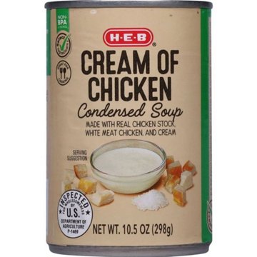H-E-B Cream of Chicken Condensed Soup