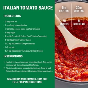 McCormick Perfect Pinch Italian Seasoning, 2.25 oz