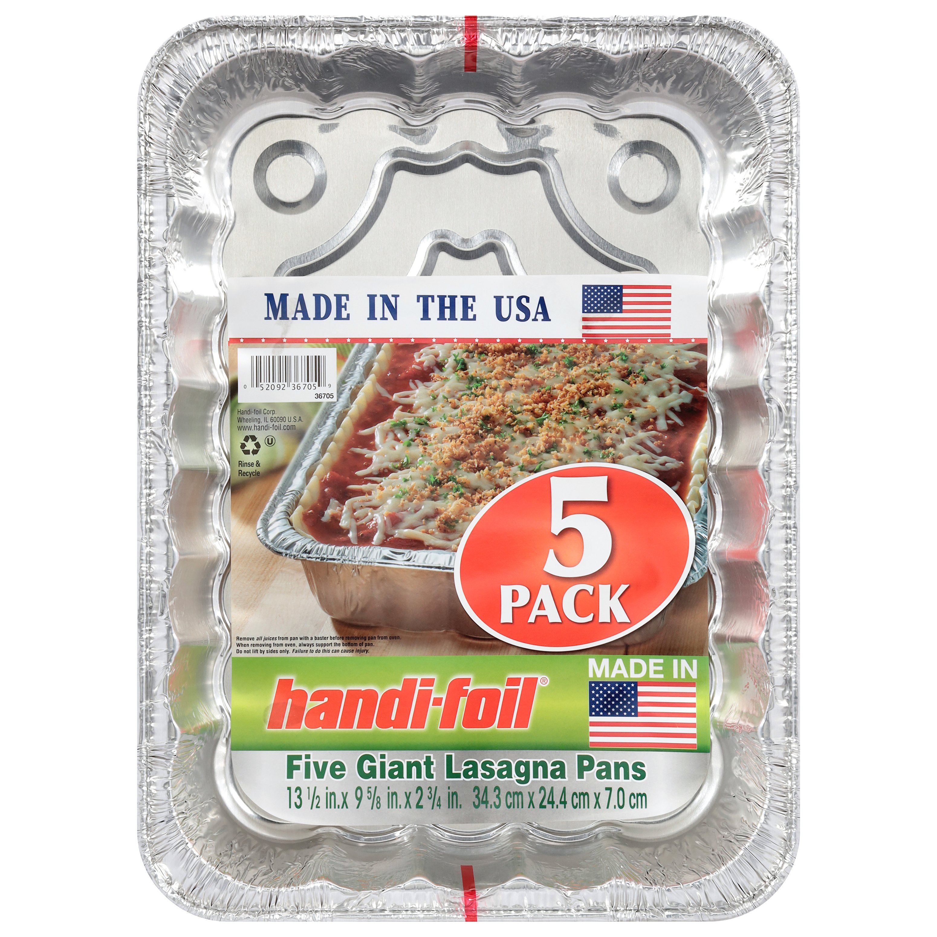 HandiFoil Eco Giant Lasagna Pan Shop Bakeware at HEB