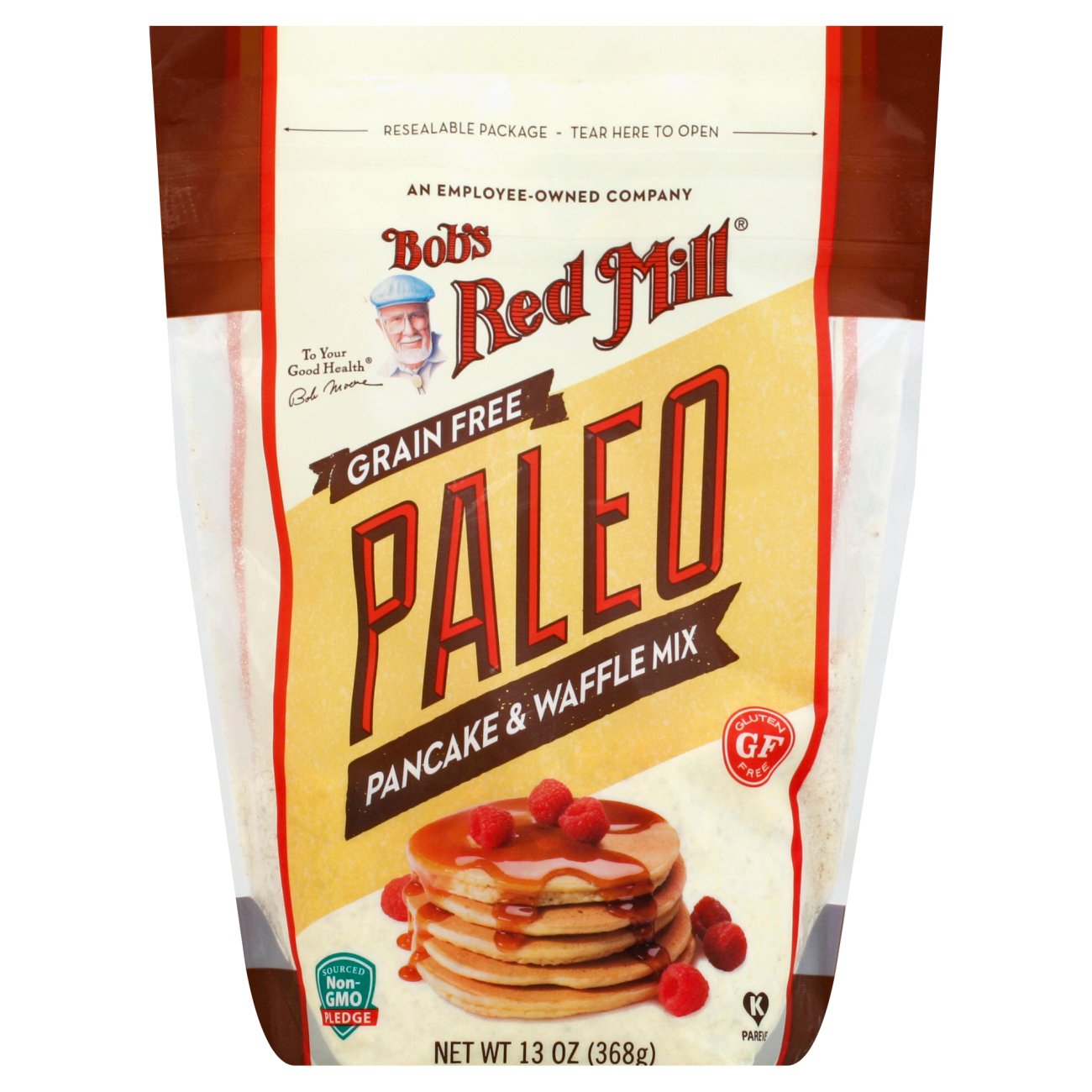 Bob's Red Mill Grain Free Paleo Pancake Waffle Mix Shop Pancake Mixes