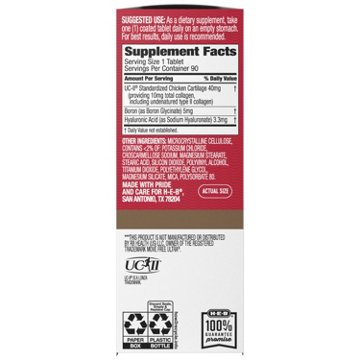 H-E-B Vitamins Triple Action Joint Health Coated Tablets – Texas-Size Pack