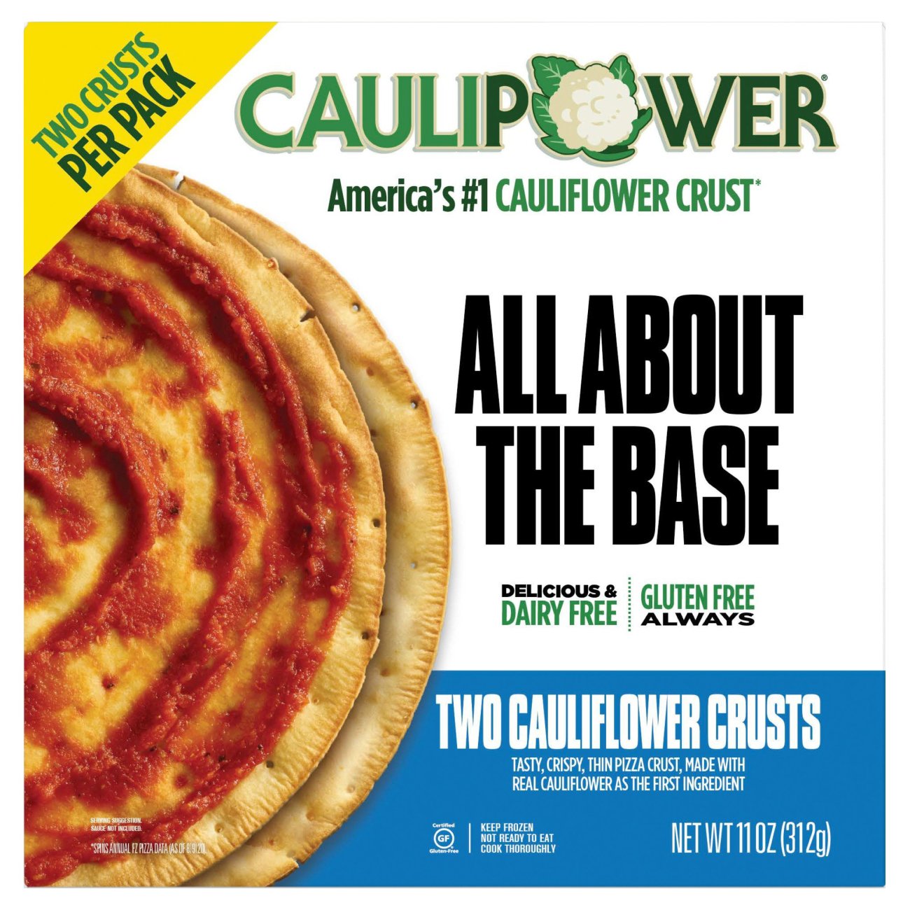 Caulipower Cauliflower Pizza Crust Shop Bread at HEB