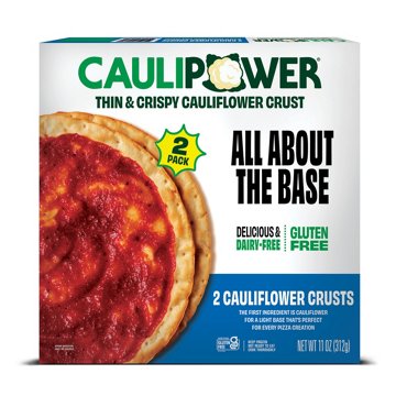 Caulipower Thin & Crispy Gluten Free Dairy Free Cauliflower Pizza Crusts, 2 ct