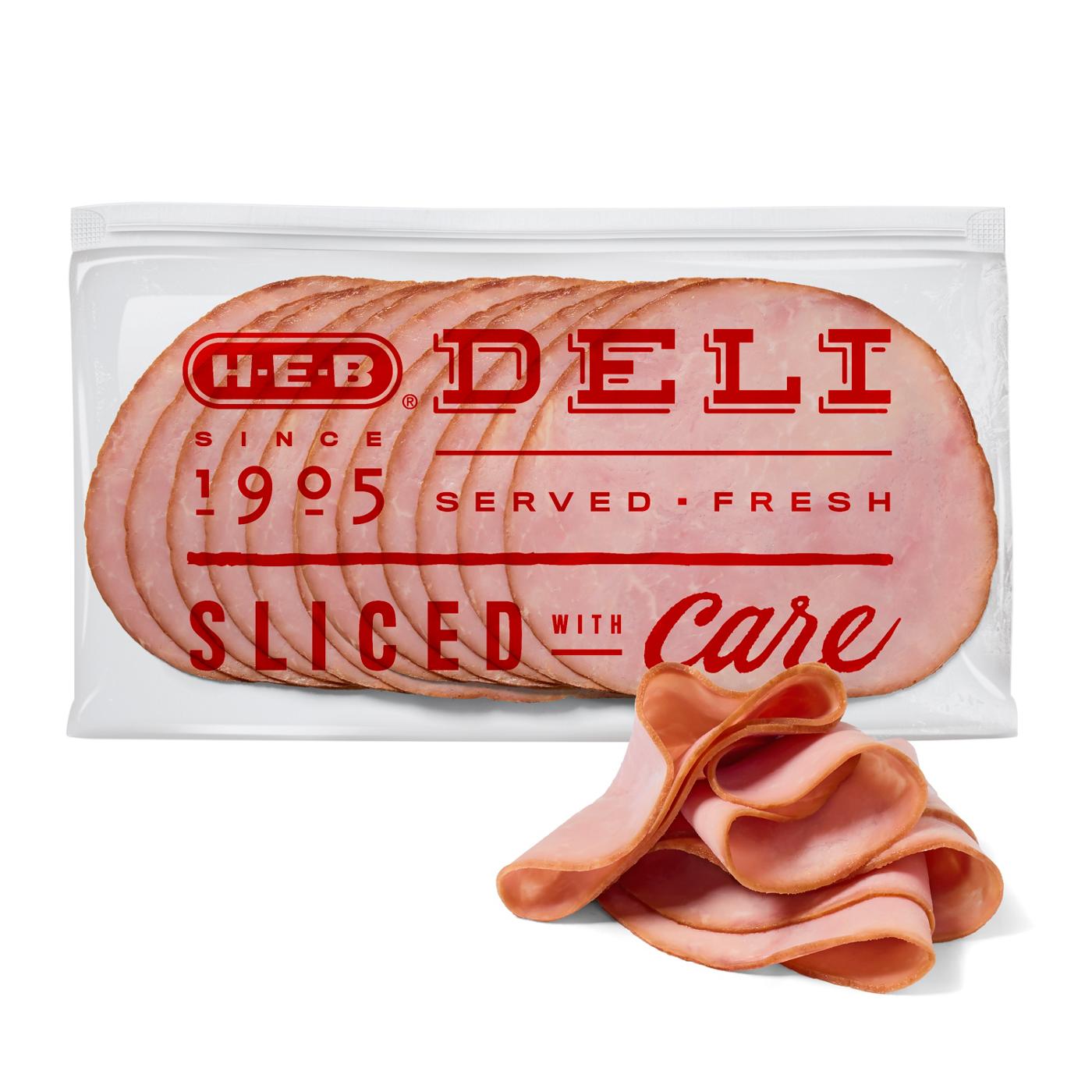 Hill Country Fare Hickory-Smoked Ham, Sandwich Sliced; image 1 of 2