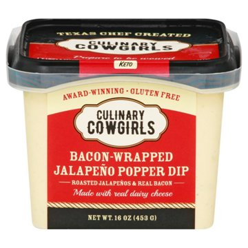 Culinary Cowgirls Bacon-Wrapped Jalapeno Popper Dip, 16 oz
