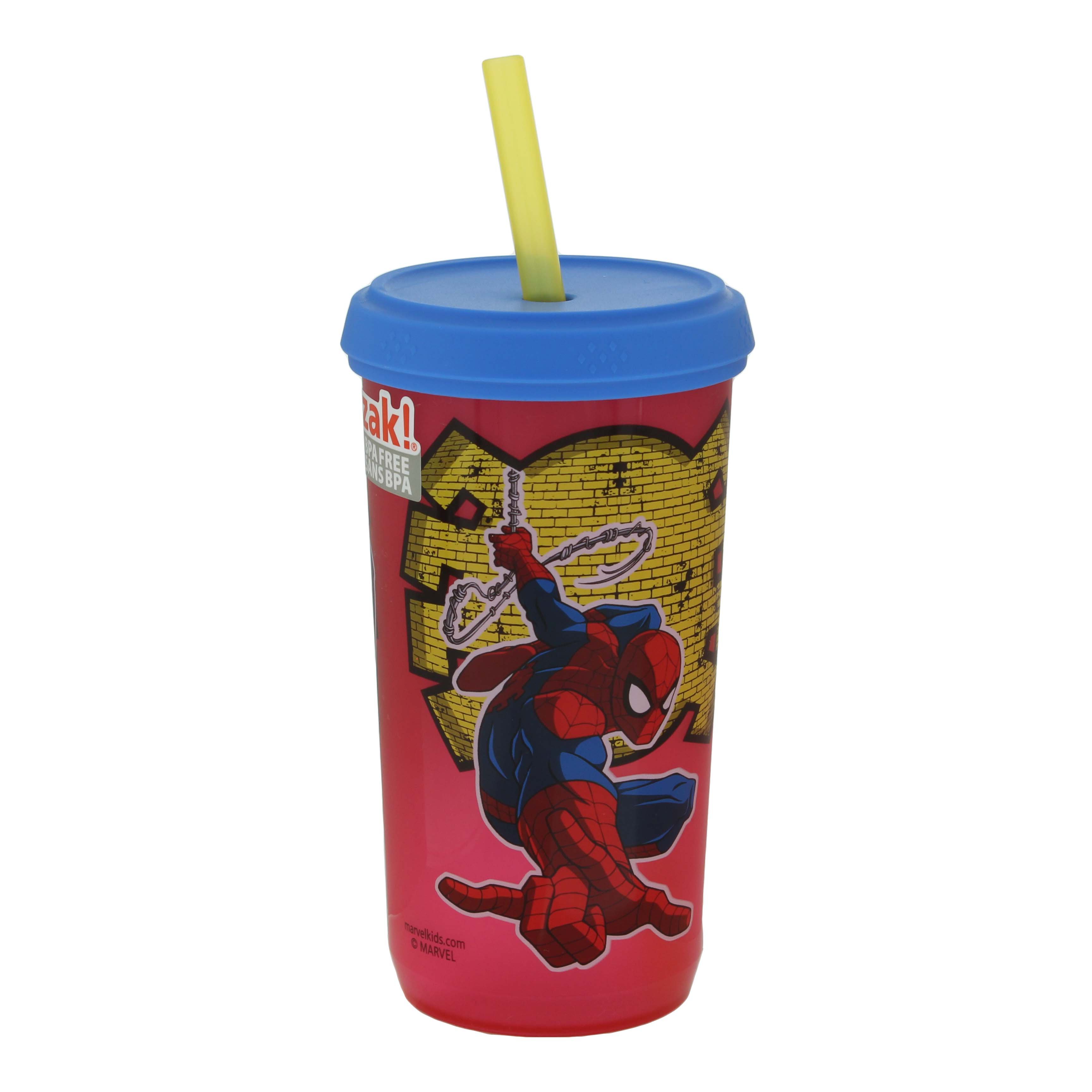 Zak Kids Plastic Tumbler with Straw - Spider-Man - Shop Travel & To-Go at  H-E-B