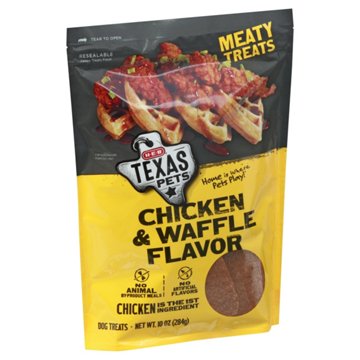 H-E-B Texas Pets Dog Treats - Chicken & Waffle Flavor, 10 oz