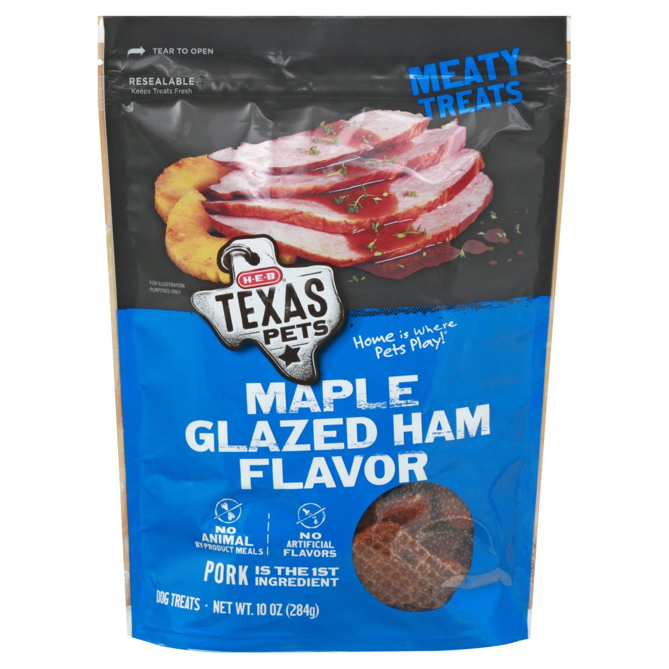 HEB Texas Pets Meat Treats Maple Glazed Ham Flavor Shop Dogs at HEB